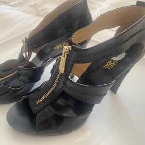 Black patent leather heels - Michael Kors size 8